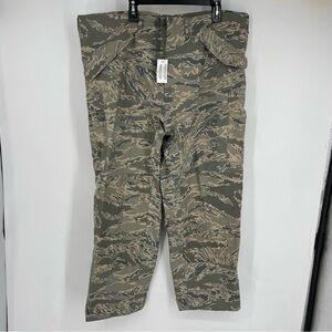 NEW Proper Mens XL All Purpose Environmental Camo Trousers Green Nylon Military